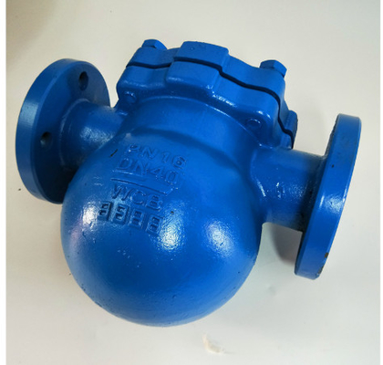 Blue Spirax Sarco Floating Ball Steam Drain Valve Or Check Valve For Industrial Pipe