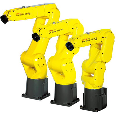 FANUC LR Mate 200iD 6 Axis Industrial Robot Arm With CNGBS Gripper For Engine Assembly