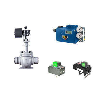 Chinese Pneumatic Control Valve With Intelligent Original Foxboro SRD991 Valve Positioner And Rotork Limit Switch