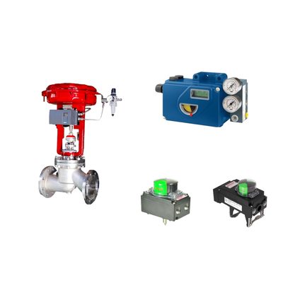 Chinese Pneumatic Control Valve With Intelligent Original Foxboro SRD991 Valve Positioner And Rotork Limit Switch