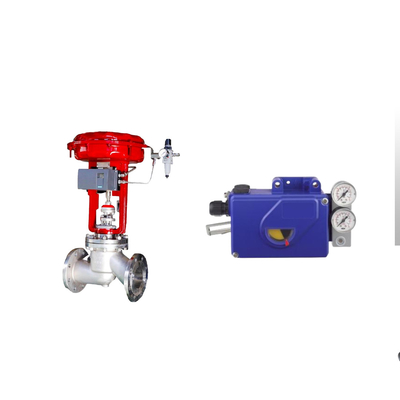 Chinese Pneumatic Control Valve With Intelligent Original Foxboro SRI990 Valve Positioner And Rotork Limit Switch