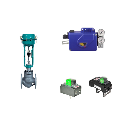 Chinese Pneumatic Control Valve With Intelligent Original Foxboro SRI990 Valve Positioner And Rotork Limit Switch