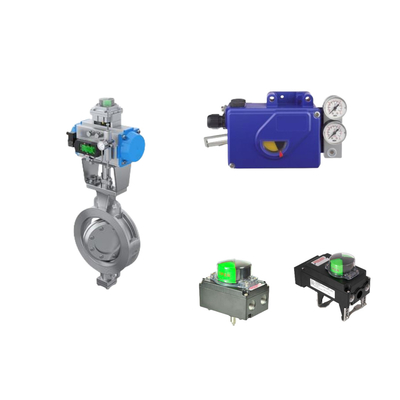 Chinese Pneumatic Control Valve With Intelligent Original Foxboro SRI990 Valve Positioner And Rotork Limit Switch