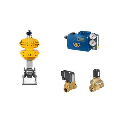 Chinese Pneumatic Control Valve With Intelligent Original Foxboro SRD991 Valve Positioner And Burkert Solenoid Valve
