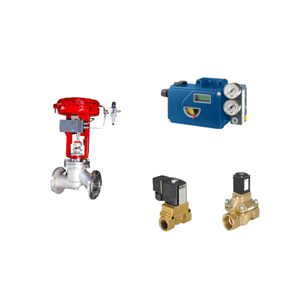 Chinese Pneumatic Control Valve With Intelligent Original Foxboro SRD991 Valve Positioner And Burkert Solenoid Valve