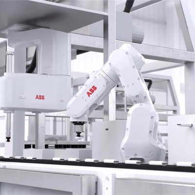 ABB IRB 1200 Industrial Robotic Arm With CNGBS Gripper As CNC Material Handling Equipment