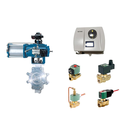 Pneumatic  Control Valve with Neles ND7000 Intelligent  Valve Positioner With Asco Solenoid Valve As Valve Supplier Sto