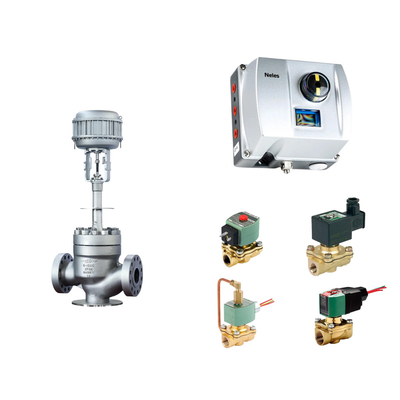 Chinese Pneumatic  Control Valve with Neles ND9000 Intelligent  Valve Positioner With Asco Solenoid Valve Stock Supplier