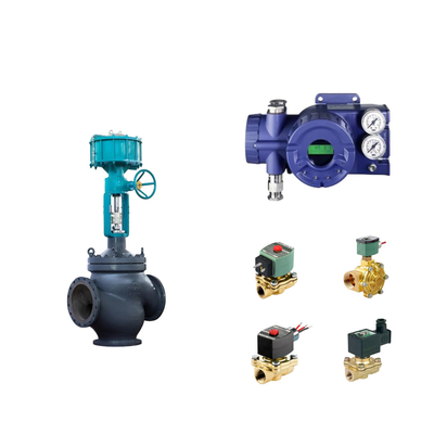 Chinese Pneumatic Control Valve With Intelligent Original Foxboro SRD960 Valve Positioner And Asco Solenoid Valve
