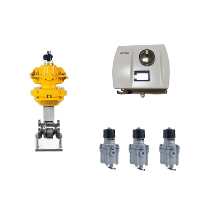Chinese Pneumatic Control Valve With Intelligent Original Neles ND7000Valve Positioner And EMERSON limit switch