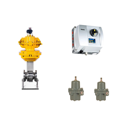Chinese Pneumatic  Control Valve with Neles ND9000 Intelligent  Valve Positioner With Fisher 67CFR Filter Regulator