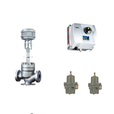 Chinese Pneumatic  Control Valve with Neles ND9000 Intelligent  Valve Positioner With Fisher 67CFR Filter Regulator