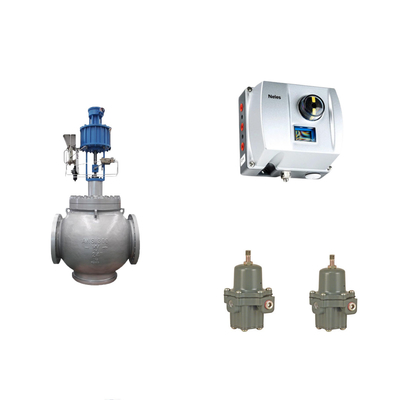 Chinese Pneumatic  Control Valve with Neles ND9000 Intelligent  Valve Positioner With Fisher 67CFR Filter Regulator