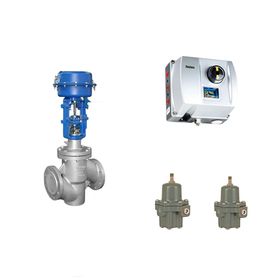 Chinese Pneumatic  Control Valve with Neles ND9000 Intelligent  Valve Positioner With Fisher 67CFR Filter Regulator