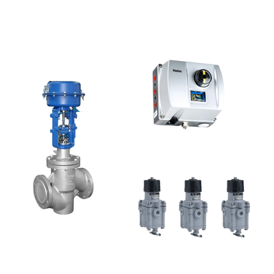 Chinese Pneumatic  Control Valve with Neles ND9000 Intelligent  Valve Positioner With Masoneilan 78-40 filter regulator