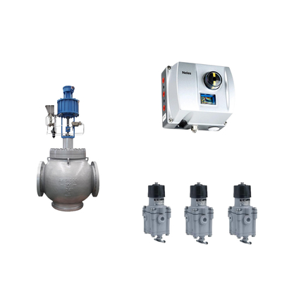 Chinese Pneumatic  Control Valve with Neles ND9000 Intelligent  Valve Positioner With Masoneilan 78-40 filter regulator