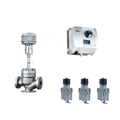 Chinese Pneumatic  Control Valve with Neles ND9000 Intelligent  Valve Positioner With Masoneilan 78-40 filter regulator