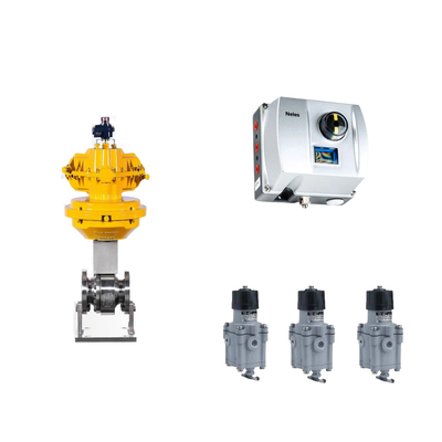 Chinese Pneumatic  Control Valve with Neles ND9000 Intelligent  Valve Positioner With Masoneilan 78-40 filter regulator