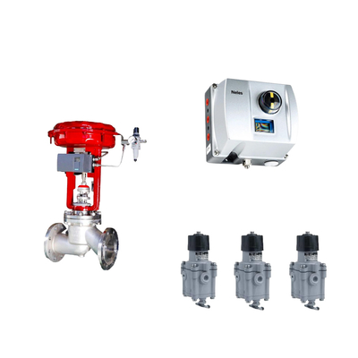 Chinese Pneumatic  Control Valve with Neles ND9000 Intelligent  Valve Positioner With Masoneilan 78-40 filter regulator