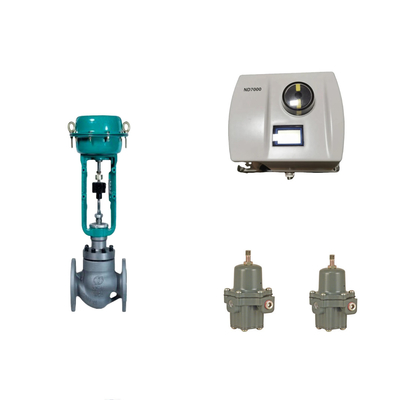 Chinese Pneumatic Control Valve With Intelligent Original Neles ND7000Valve Positioner And Fisher 67CFR Filter Regulator