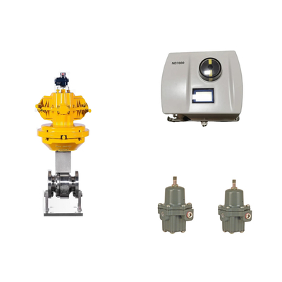 Chinese Pneumatic Control Valve With Intelligent Original Neles ND7000Valve Positioner And Fisher 67CFR Filter Regulator