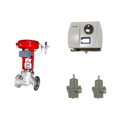Chinese Pneumatic Control Valve With Intelligent Original Neles ND7000Valve Positioner And Fisher 67CFR Filter Regulator