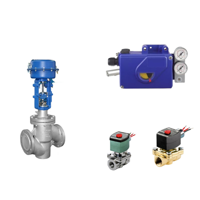 Chinese Pneumatic Control Valve With Intelligent Original Foxboro SRI990 Valve Positioner  And ASCO Solenoid Valve