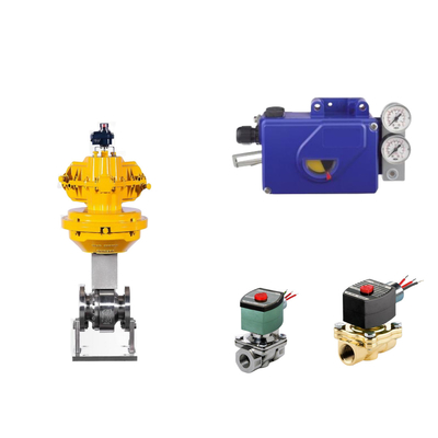 Chinese Pneumatic Control Valve With Intelligent Original Foxboro SRI990 Valve Positioner  And ASCO Solenoid Valve