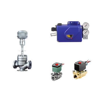 Chinese Pneumatic Control Valve With Intelligent Original Foxboro SRI990 Valve Positioner  And ASCO Solenoid Valve