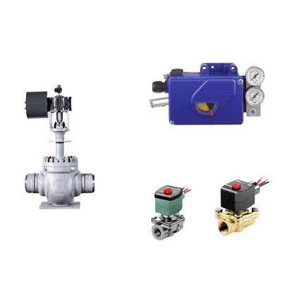 Chinese Pneumatic Control Valve With Intelligent Original Foxboro SRI990 Valve Positioner  And ASCO Solenoid Valve