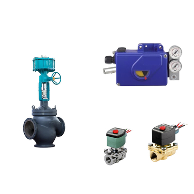 Chinese Pneumatic Control Valve With Intelligent Original Foxboro SRI990 Valve Positioner  And ASCO Solenoid Valve
