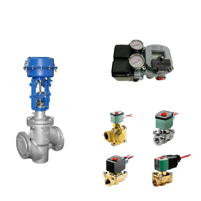 Chinese Pneumatic Control Valve With  Masoneilan SVI2-21123121 Valve Positioner And ASCO Solenoid Valve