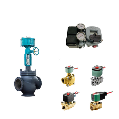 Chinese Pneumatic Control Valve With Masoneilan SVI2-21113111 Valve Positioner And ASCO Solenoid Valve
