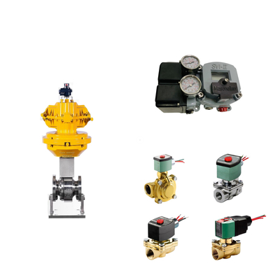 Chinese Pneumatic Control Valve With Masoneilan SVI2-21113111 Valve Positioner And ASCO Solenoid Valve