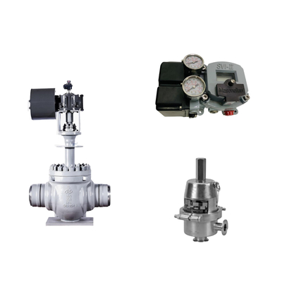 Chinese Pneumatic Control Valve With  Masoneilan SVI2-21113111 Valve Positioner And Fisher SR5 Pressure Regulating Valve