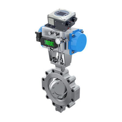 Chinese Control Valve With Neles Valve Positioner NDX Mesto And Pnematic Actuator