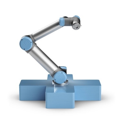 UR3 Universal Robot Cobot With Gripper As Assembly Machine For Engine Assembly