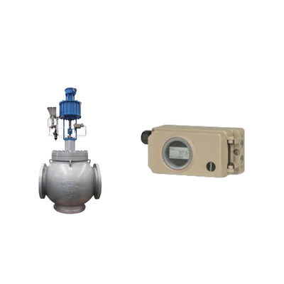 Pneumatic Control Valve With Samson 3730-3 Positioner And Fisher 377 Pressure Sensing Trip Valves And Limit Swith