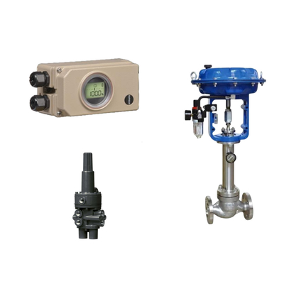 Chinese Pneumatic Control Valve With Samson 3730-3 Valve Positioner And Fisher 377 Pressure Sensing Trip Valves