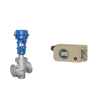 Pneumatic Control Valve With YT-400/405/430/435 Lock Up Valves And Samson 3730-3 Valve Positioner And Limit Switch