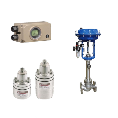 Pneumatic Control Valve With YT-400/405/430/435 Lock Up Valves And Samson 3730-3 Valve Positioner And Limit Switch