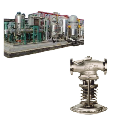 Natural Gas Skid With Samson 41-23 Stainless Steel Self-Operated Pressure Reducing Valve