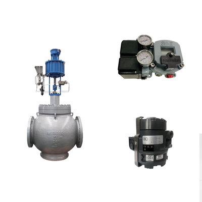 Globe Valve With Masoneilan SVI2-AP Series Valve Positioner And Fisher 846 Electro Pneumatic Transducer