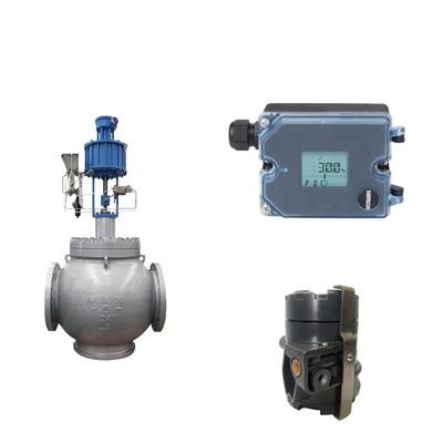 Globe Valve With Samson 3725 Electropneumatic Positioner And Fisher 846 Electro Pneumatic Transducer