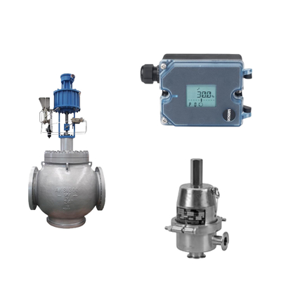 Globe Valve With Samson 3725 Electropneumatic Positioner And Fisher SR5 Pressure Regulating Valve