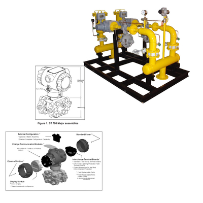 Chinese Fuel Gas Conditioning Skids With Honeywell  Absolute Pressure Transmitter - SmartLine STA700 Pressure Transmitt