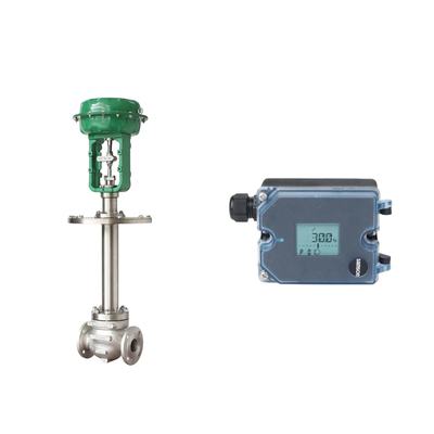 Samson 3725 Electropneumatic Positioner And Burkert Type 5404 Solenoid Valve Are Used For Control Valve