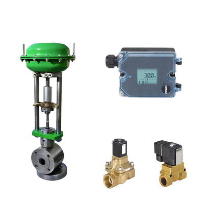 Samson 3725 Electropneumatic Positioner And Burkert Type 5404 Solenoid Valve Are Used For Control Valve