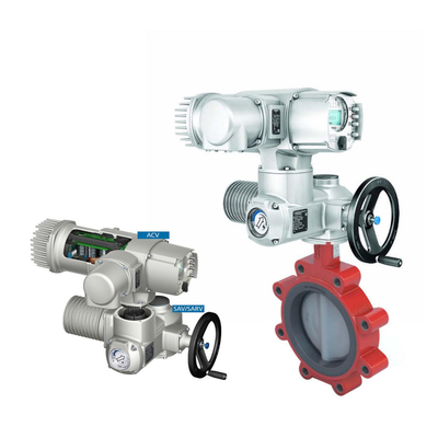 Chinese Electric Butterfly Valve With Auma Muti-turn SA SAR Electric Actuator As Stock Supplier