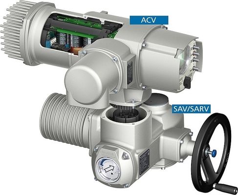 Auma Electric Acatuator With Chiese Electric Ball Vavle Globe Valve For Valve Control